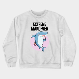 Extreme Mako-ver Animal Pun Crewneck Sweatshirt